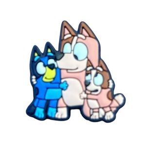 Bluey, Bingo and Mum Croc Charm